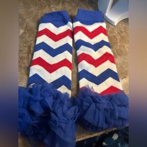 Chevron Patterned Leg Warmers